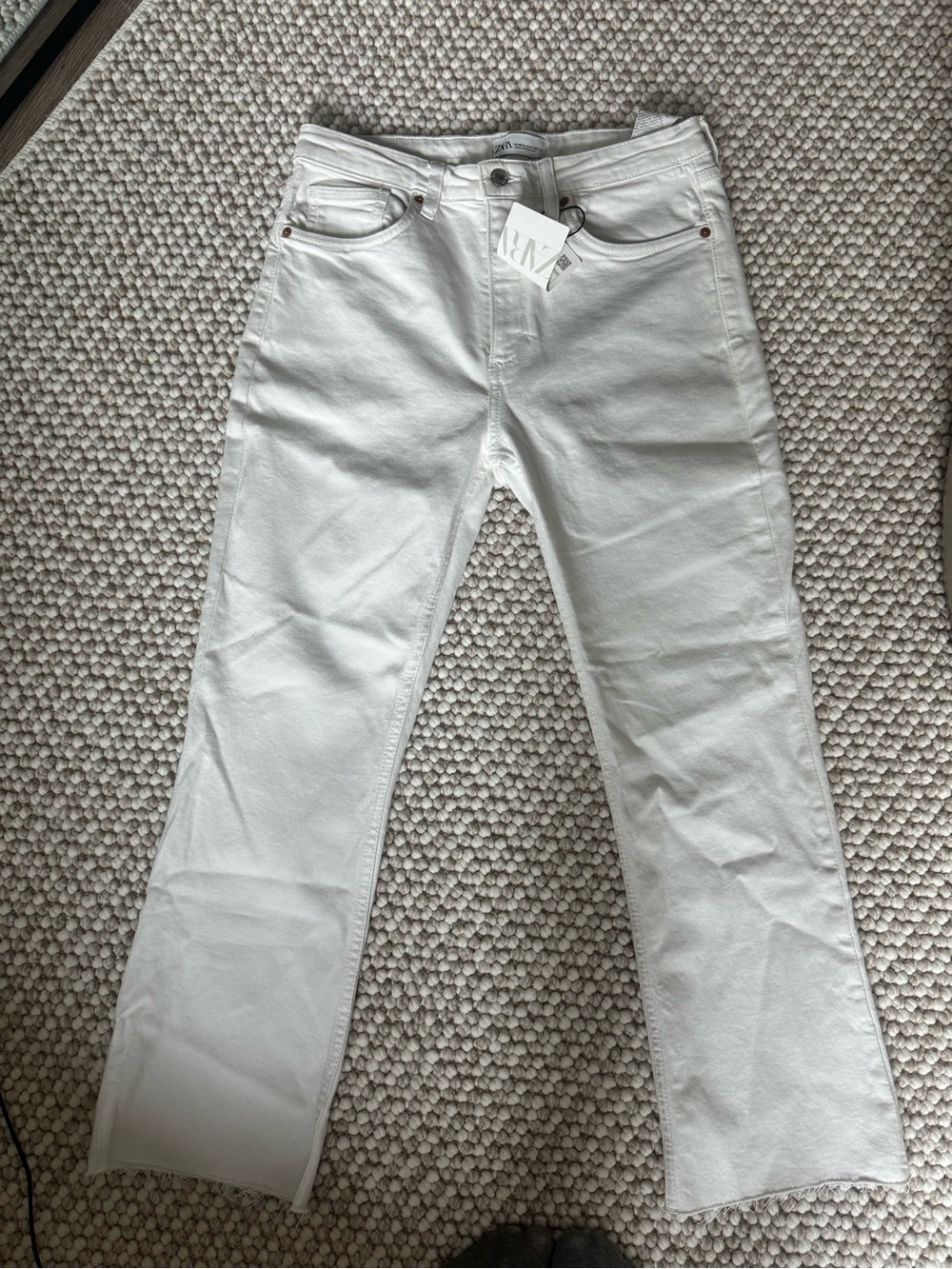 Zara Crop Flare Jean